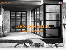 Tablet Screenshot of designdca.com